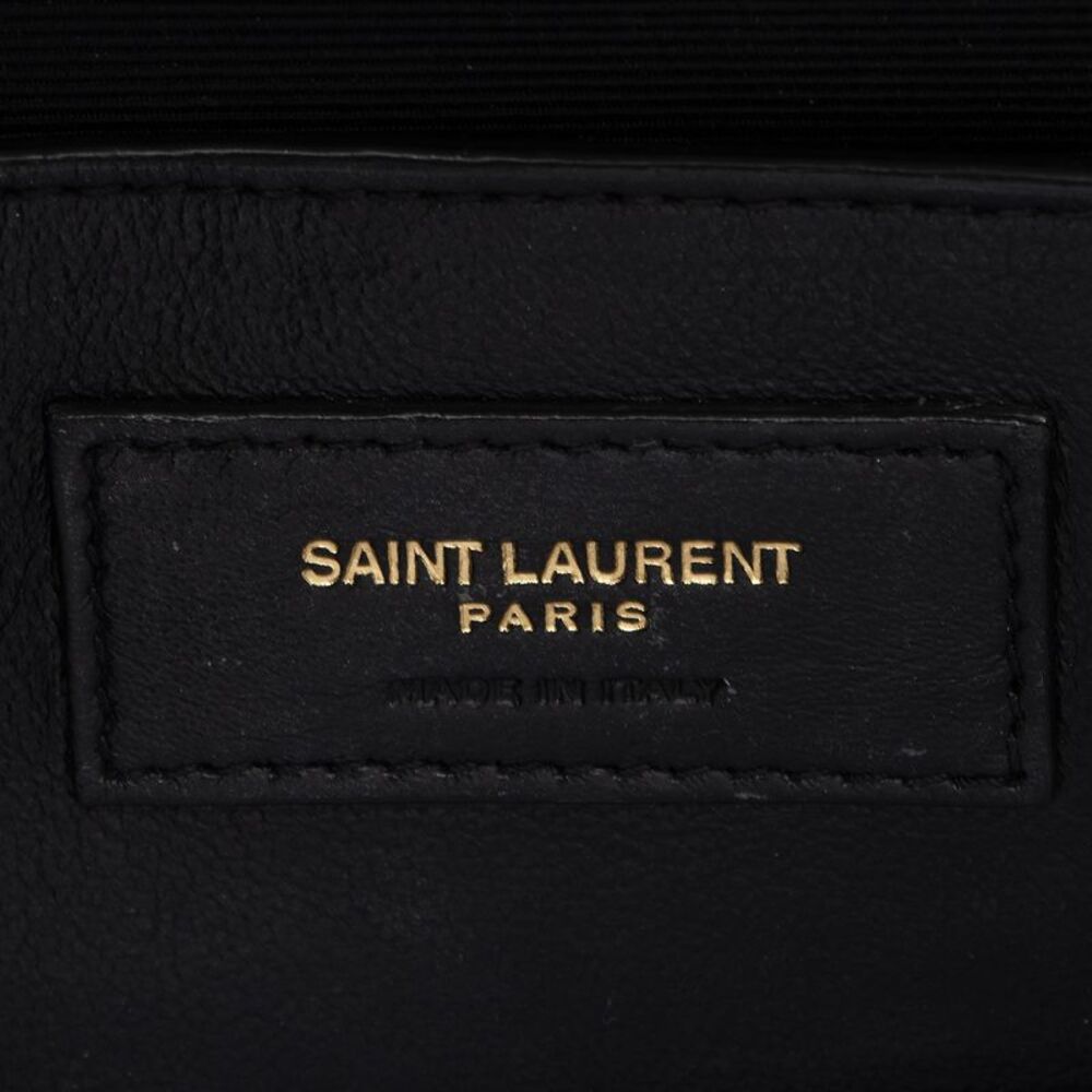 Saint Laurent Mixed Matelasse Grain de Poudre Monogram Small Shoulder Bag - Picture 8 of 16